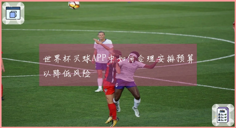 世界杯买球APP中如何合理安排预算以降低风险